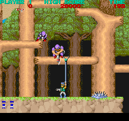 The Bionic Commando Arcade Game!  A rare sight indeed...