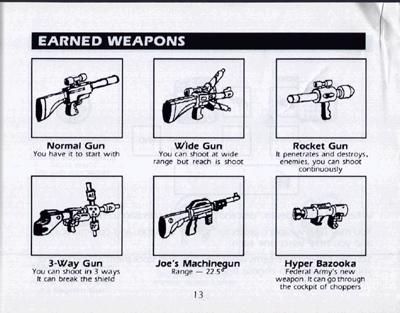 Bionic Commando manual page 13!
