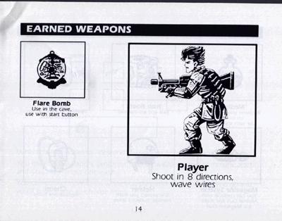 Bionic Commando manual page 14!