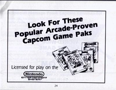 Bionic Commando manual page 24!